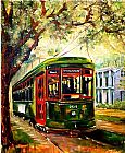 Famous Charles Paintings - New Orleans St Charles Streetcar by Diane Millsap